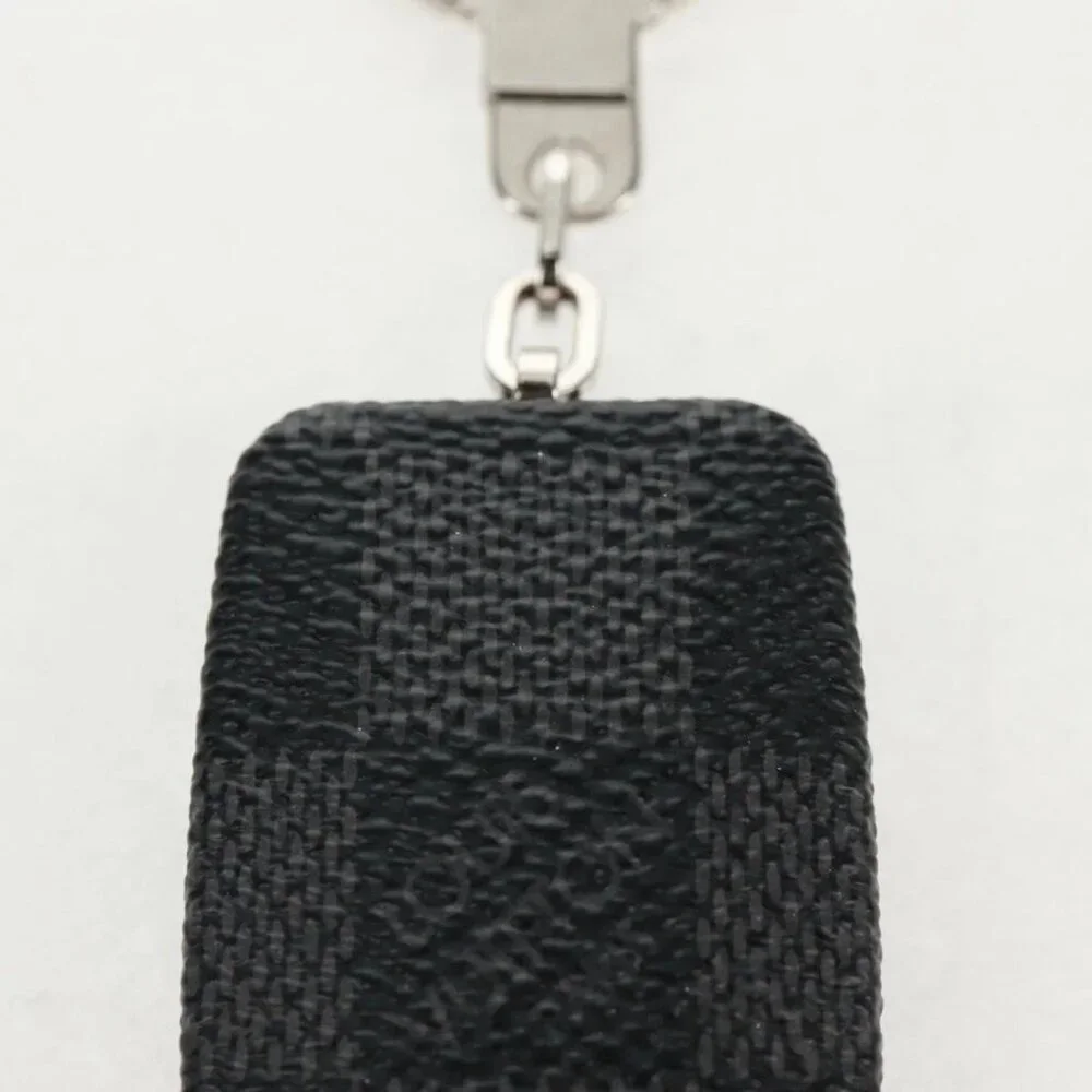 LOUIS VUITTON Damier Graphite Astropill Key Holder M66123 LV Auth 159490M - Picture 3 of 13